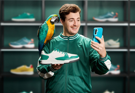 You could access Suncorp Bank Feel Good Rewards offers with a Suncorp Bank Account – Man with a bird on his shoulder, holding a shoe checking his cashback on the Suncorp Bank App You could access Suncorp Bank Feel Good Rewards offers with a Suncorp Bank Account – Man with a bird on his shoulder, holding a shoe checking his cashback on the Suncorp Bank App