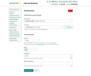 Suncorp Bank Internet Banking